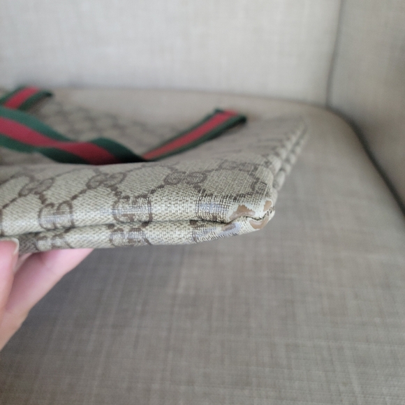 Authentic Gucci vintage GG canvas tote bag 003.261.1102 (D21) - Picture 7 of 13